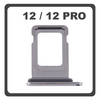 Original for Apple iPhone 12 (A2403), Iphone 12 Pro (A2407) Sim Tray SIM Pacific Blue ​Pulled