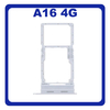 Γνήσια Original Samsung Galaxy A16 4G (SM-A165F, SM-A165F/DS) SIM Card Tray + Micro SD Tray Slot Υποδοχέας Βάση Θήκη Κάρτας SIM Gray Γκρι GH98-49822F (Service Pack By Samsung)