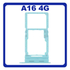 Γνήσια Original Samsung Galaxy A16 4G (SM-A165F, SM-A165F/DS) SIM Card Tray + Micro SD Tray Slot Υποδοχέας Βάση Θήκη Κάρτας SIM Green Πράσινο GH98-49822H​ (Service Pack By Samsung)