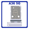 Γνήσια Original Samsung Galaxy A36 5G (SM-A366E, SM-A366E/DS) SIM Card Tray + Micro SD Tray Slot Υποδοχέας Βάση Θήκη Κάρτας SIM  Awesome Lavender Μωβ GH98-49933D (Service Pack By Samsung)