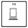 Original for Apple iPhone 13 (A2633, A2482) SIM Card Tray White Άσπρο
