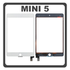 iPad Mini 5, Ipad Mini 5th Gen 7.9" (2019) (A2126, A2124) Touch Screen DIgitizer Μηχανισμός Αφής Τζάμι Silver Ασημί With OCA Tape​(Ref By Apple)