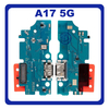 HQ OEM Συμβατή Με Samsung Galaxy A17 5G (SM-A176B, SM-A176B/DS) USB Type-C Charging Dock Connector Flex Sub Board, Καλωδιοταινία Υπό Πλακέτα Φόρτισης + Microphone Μικρόφωνο (Premium A+)