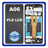 Γνήσια Original Samsung Galaxy A06 4G (SM-A065F, SM-A065F/DS) PLS LCD Display Screen Assembly Οθόνη + Touch Screen  Digitizer Μηχανισμός Αφής + Πλαίσιο Frame Black Μαύρο GH81-26440A (Service Pack By Samsung)