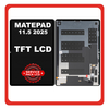 Γνήσιο Original Huawei MatePad 11.5 (2025) (TXZ-W09) LCD Display Screen Οθόνη + Touch Screen DIgitizer Μηχανισμός Αφής Black Μαύρο 02357DTE (Service Pack By Huawei)
