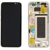 Γνήσια Original Samsung Galaxy S8 G950F G950 Οθόνη LCD Display Screen + Touch Screen DIgitizer Μηχανισμός Αφής + Frame Πλαίσιο Gold GH97-20457F