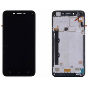 HQ Oem Lenovo Vibe K5 plus A6020A46 Οθόνη 5.3'' LCD Screen + Touch Screen Digitizer Μηχανισμός Αφής + Frame Πλαίσιο Σασί Original Quality AAA Black