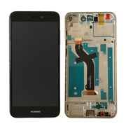 HQ Huawei P8 lite 2017 / P9 lite 2017 PRA-LA1 PRA-LX1 PRA-LX3 Lcd Screen Display Οθόνη + Touch Screen Digitizer Μηχανισμός Αφής + Πλαίσιο Frame Bezel Black