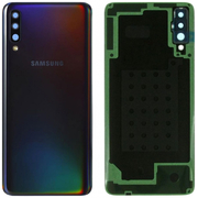 Γνήσιο Original Samsung Galaxy A70 2019 (SM-A705F) Rear Battery Cover Πίσω Καπακι Μπαταρίας Black GH82-19467A (Service Pack By Samsung)