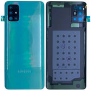 Γνήσια Original Samsung Galaxy A51 2019 (SM-A515F) Rear Back Battery Cover, Πίσω Καπάκι Μπαταρίας Blue GH82-21653C (Service Pack By Samsung)