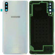 Γνήσια Original Samsung Galaxy A30s 2019 (SM-A307F) REAR BACK BATTERY COVER + CAMERA LENS, ΠΙΣΩ ΚΑΠΑΚΙ ΜΠΑΤΑΡΙΑΣ +ΤΖΑΜΑΚΙ ΚΑΜΕΡΑΣ WHITE GH82-20805D