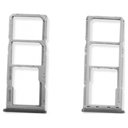 Γνήσια Original Samsung Galaxy A70 2019 (SM-A705FN) Sim Tray Cover Assy , Υποδοχέας Κάρτας Σιμ - Κάλυμμα Silver White (Service Pack By Samsung) GH98-44196B