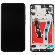 HQ OEM Huawei Honor 9X (STK-LX1, STK-L22) LCD Display Screen &Omicron;&theta;ό&nu;&eta; + Touch Screen Digitizer &Mu;&eta;&chi;&alpha;&nu;&iota;&sigma;&mu;ό&sigmaf; &Alpha;&phi;ή&sigmaf; + Frame &Pi;&lambda;&alpha;ί&sigma;&iota;&omicron; Black (Grade AAA+++)