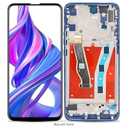HQ OEM Huawei P Smart Z 2019, Psmartz 2019, (STK-LX1 STK-L22), Lcd Screen Display &Omicron;&theta;ό&nu;&eta; + Touch Screen Digitizer &Mu;&eta;&chi;&alpha;&nu;&iota;&sigma;&mu;ό&sigmaf; &Alpha;&phi;ή&sigmaf; + &Pi;&lambda;&alpha;ί&sigma;&iota;&omicron; Frame Bezel Blue (Grade AAA+++)