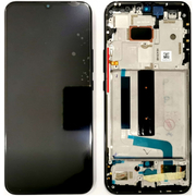 Γνήσια Original Xiaomi Mi 10 Lite, Mi10 Lite (M2002J9G​) Super Amoled Lcd Display Assembly Screen Οθόνη + Touch Screen Digitizer Μηχανισμός Αφής + Frame Πλαίσιο Σασί Black 56000400J900 ​(Service Pack By Xiaomi)