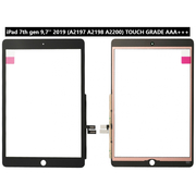 HQ OEM &Sigma;&upsilon;&mu;&beta;&alpha;&tau;ό &Gamma;&iota;&alpha; Apple iPad 7th Gen 10.2'' inch 2019 (A2197, A2200) / iPad 8th Gen 10.2" inch 2020 (A2428, A2429) / iPad Pro 10.2 (2021) (A2603, A2604) Touch Screen DIgitizer &Mu;&eta;&chi;&alpha;&nu;&iota;&sigma;&mu;ό&sigmaf; &Alpha;&phi;ή&sigmaf; &Tau;&zeta;ά&mu;&iota; Black &Mu;&alpha;ύ&rho;&omicron; (Premium A+)