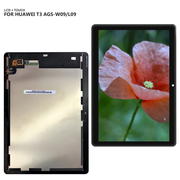 HQ OEM Huawei MediaPad T3 10 AGS-L09 AGS-W09 AGS-L03 T3 &Omicron;&theta;ό&nu;&eta; LCD Display Screen + Touch Screen DIgitizer &Mu;&eta;&chi;&alpha;&nu;&iota;&sigma;&mu;ό&sigmaf; &Alpha;&phi;ή&sigmaf; Black