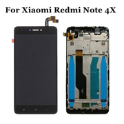 HQ OEM Xiaomi Redmi Note 4X / Redmi Note 4 Global LCD Display Assembly Screen &Omicron;&theta;ό&nu;&eta; + Touch Screen Digitizer &Mu;&eta;&chi;&alpha;&nu;&iota;&sigma;&mu;ό&sigmaf; &Alpha;&phi;ή&sigmaf; + Frame &Pi;&lambda;&alpha;ί&sigma;&iota;&omicron; Black  (Grade AAA+++)