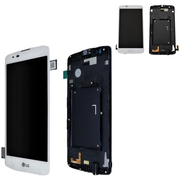 OEM HQ LG K8 K350 Οθόνη LCD Display Screen + Touch Screen Digitizer Μηχανισμός Οθόνης Αφής + Frame Bezel Πλαίσιο Πρόσοψη Black