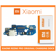 Γνήσιο Original Xiaomi Redmi Pro Καλωδιοταινία Φόρτισης SUB Type C Plug Charging Board (Charging Dock Flex) + Mic Μικρόφωνο (Service Pack By Xiaomi)