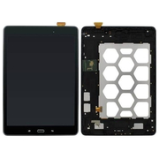 Γνήσιο Original Samsung T550 Galaxy TAB A 9.7" Lcd Display Screen Οθόνη + Touch Screen Digitizer Μηχανισμός Αφής + Frame Πλαίσιο Black (Service Pack By Samsung) GH97-17400D