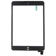 HQ OEM for iPad mini 1 / 2, Mini1, Mini2 Touch Screen DIgitizer Μηχανισμός Αφής Τζάμι Original Quality AAA Including IC + Home Button Flex (Without Plastic Button) Black (Premium A+)