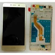 HQ Huawei Y7 2017 / Y7 Premier Nova Lite  TRT-L21 TRT-LX2 TRT L21 L21A L21X LX2 LX1 LX3 LCD Display Screen Οθόνη + Touch Screen Digitizer Μηχανισμός Αφής + Πλαίσιο Frame Gold