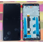 ​Γνήσιο Original Nokia 5.1 Dual Sim (TA-1075), 5.1 Single Sim (TA-1061) LCD Display Screen Οθόνη + Touch Screen Digitizer Μηχανισμός Αφής+ Frame Πλαίσιο 20CO20W0001 Black