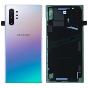 Γνήσια Original Samsung Galaxy Note 10+ Plus SM-N975F N975 Rear Back Battery Cover + Camera Lens, Πίσω Καπάκι Μπαταρίας + Τζαμάκι Κάμερας Silver GH82-20588C (Service Pack By Samsung)