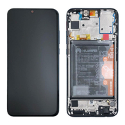&Gamma;&nu;ή&sigma;&iota;&alpha; Original Huawei P Smart 2019, Psmart 2019 (POT-L21 POT-LX1) Lcd Screen Display &Omicron;&theta;ό&nu;&eta; + Touch Screen Digitizer &Mu;&eta;&chi;&alpha;&nu;&iota;&sigma;&mu;ό&sigmaf; &Alpha;&phi;ή&sigmaf; + &Pi;&lambda;&alpha;ί&sigma;&iota;&omicron; Frame Bezel + Battery &Mu;&pi;&alpha;&tau;&alpha;&rho;ί&alpha; 02352JEY &Mu;&alpha;ύ&rho;&omicron; Black​​
