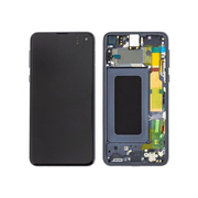 Γνήσια Original Samsung Galaxy S10e , SM-G970F G970 Οθόνη LCD Display Screen + Touch Screen DIgitizer Μηχανισμός Αφής + Frame Πλαίσιο Blue GH82-18852C