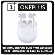 Γνήσιο Original OnePlus Buds True Wireless Earbud Headphones Ασύρματα Ακουστικά 5481100036 White Ασπρο  (Service Pack by OnePlus)