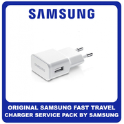 Original Γνήσιο Samsung Fast Travel Charger 5V 2A (2000MA) 15W Φορτιστής Ταξιδιού White Άσπρο EP-TA200EWE GH44-03049A​ (Service Pack by Samsung)