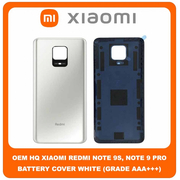 OEM HQ Xiaomi Redmi Note 9 Pro , Redmi Note9 Pro (M2003J6B2G) Redmi Note 9S, Redmi Note9S (M2003J6A1G) Rear Back Battery Cover &Pi;ί&sigma;&omega; &Kappa;ά&lambda;&upsilon;&mu;&mu;&alpha; &Kappa;&alpha;&pi;ά&kappa;&iota; &Mu;&pi;&alpha;&tau;&alpha;&rho;ί&alpha;&sigmaf; White Ά&sigma;&pi;&rho;&omicron; (Premium A+)