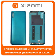 Original Γνήσιο Xiaomi Redmi 9A Redmi9A (M2006C3LG, M2006C3LI, M2006C3LC, M2004C3L) Rear Back Battery Cover Πίσω Κάλυμμα Καπάκι Μπαταρίας Green Πράσινο (Service Pack By Xiaomi)