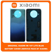 Original Γνήσιο Xiaomi Mi 10T Lite , Mi10T Lite 5G (M2007J17G) Rear Back Battery Cover Πίσω Κάλυμμα Καπάκι Μπαταρίας Blue Μπλε (Service Pack By Xiaomi)