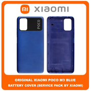 Original Γνήσιο Xiaomi Poco M3 , PocoM3 (M2010J19CG, M2010J19CIY) Rear Back Battery Cover Πίσω Κάλυμμα Καπάκι Μπαταρίας Blue Μπλε (Service Pack By Xiaomi)
