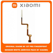 Original Γνήσιο Xiaomi Mi 10T 5G (M2007J3SY) , Mi10T Pro (M2007J3SG, M2007J3SP, M2007J3SI) Fingerprint Flex Sensor Καλωδιοταινία Αισθητήρας Δακτυλικού Αποτυπώματος White Άσπρο (Service Pack By Xiaomi)