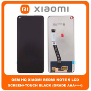 OEM HQ Xiaomi Redmi Note 9 , Note9 , Redmi 10X 4G (M2003J15SC, M2003J15SG, M2003J15SS) IPS LCD Display Assembly Screen Οθόνη + Touch Screen Digitizer Μηχανισμός Αφής Black Μαύρο (Grade AAA+++)