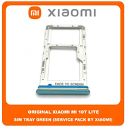 Original Γνήσιο Xiaomi Mi 10T Lite , Mi10T Lite (M2007J17G) SIM Card Tray Cover Assy + Micro SD Tray Slot Υποδοχέας Βάση Θήκη Κάρτας SIM Κάλυμμα Green Πράσινο (Service Pack By Xiaomi)