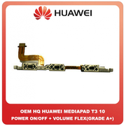 OEM HQ Huawei MediaPad T3 10 10'' (AGS-W09, AGS-L09, AGS-L03) Power ON / OFF Volume Flex Cable Button Καλωδιοταινία Κουμπιών Έντασης Εκκίνησης (Grade AAA+++)