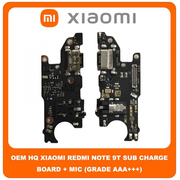 OEM HQ Xiaomi Redmi Note 9T , Note9T (M2007J22G, J22) Καλωδιοταινία Φόρτισης SUB Charging Board (Charge Connector Dock Flex) + Mic Μικρόφωνο (Grade AAA+++)