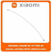 Original Γνήσιο Xiaomi Mi 10T Pro 5G , Mi10T Pro 5G (M2007J3SG, M2007J3SP, M2007J3SI, M2007J17C) Coaxial Antenna Signal Module Flex Cable Ομοαξονικό Καλώδιο Κεραίας White Άσπρο (Service Pack By Xiaomi)