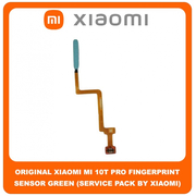 Original Γνήσιο Xiaomi Mi 10T 5G (M2007J3SY) , Mi10T Pro (M2007J3SG, M2007J3SP, M2007J3SI) Fingerprint Flex Sensor Καλωδιοταινία Αισθητήρας Δακτυλικού Αποτυπώματος Green Πράσινο (Service Pack By Xiaomi)
