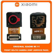 Γνήσιο Original Xiaomi Mi 11 , Mi11 (M2011K2C, M2011K2G) Front Selfie Camera Module Flex Μπροστά Κάμερα 20 MP f/2.2 27mm Wide (Service Pack By Xiaomi)