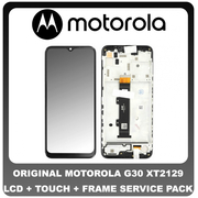 &Gamma;&nu;ή&sigma;&iota;&omicron; Original Motorola MOTO G30 (XT2129) Lcd Display Screen &Omicron;&theta;ό&nu;&eta; + Touch Screen Digitizer &Mu;&eta;&chi;&alpha;&nu;&iota;&sigma;&mu;ό&sigmaf; &Alpha;&phi;ή&sigmaf; + Frame &Pi;&lambda;&alpha;&sigma;&iota;&omicron; Black 5D68C18187 (Service Pack By Motorola)
