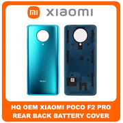 HQ OEM Συμβατό Για Xiaomi Poco F2 Pro (M2004J11G) Rear Back Battery Cover Πίσω Κάλυμμα Καπάκι Πλάτη Μπαταρίας Neon Blue Μπλε (Premium A+) With Redmi Logo