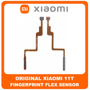 Γνήσιο Original Xiaomi 11T (21081111RG) Fingerprint Flex Sensor Καλωδιοταινία Αισθητήρας Δακτυλικού Αποτυπώματος White Άσπρο (Service Pack By Xiaomi)