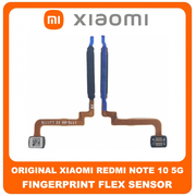 Γνήσια Original Xiaomi Redmi Note 10 5G (M2103K19G, M2103K19C) Fingerprint Flex Sensor Αισθητήρας Δακτυλικού Αποτυπώματος Black Μαύρο (Service Pack By Xiaomi)