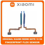 Γνήσια Original Xiaomi Redmi Note 10 5G (M2103K19G, M2103K19C) Fingerprint Flex Sensor Αισθητήρας Δακτυλικού Αποτυπώματος Green Πράσινο (Service Pack By Xiaomi)